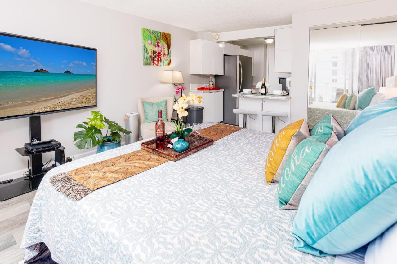Apartament Beautifully Upgraded Studio Close To Waikiki Beach Honolulu Zewnętrze zdjęcie